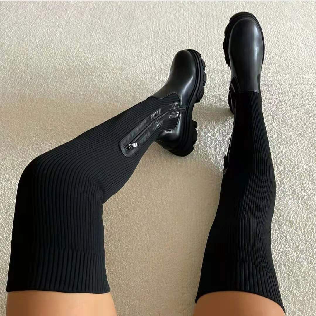 Thigh high sleeve Boots